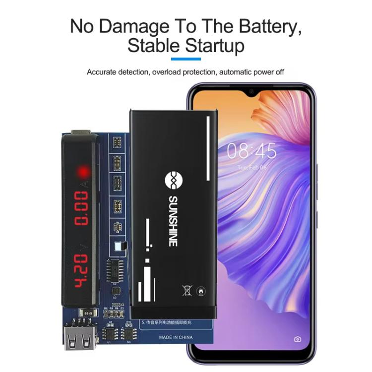 For Transsion Series Battery Charging Digital Display Activation Board Mobile Phone Repair Tool, SS-904B