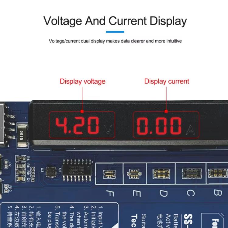 For Transsion Series Battery Charging Digital Display Activation Board Mobile Phone Repair Tool, SS-904B