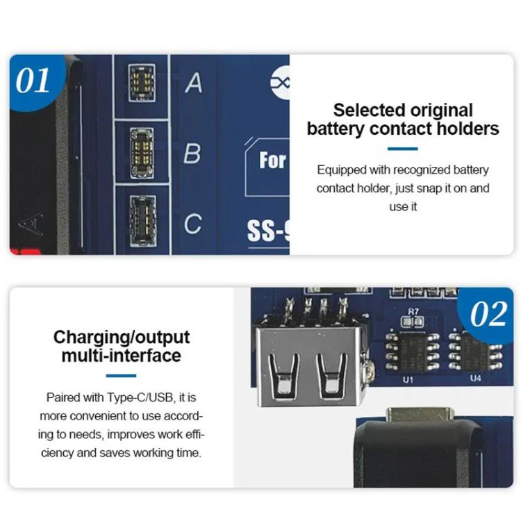 For Transsion Series Battery Charging Digital Display Activation Board Mobile Phone Repair Tool, SS-904B