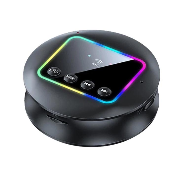 GT77 NFC Bluetooth Receiver & Transmitter With Ambient Light Car Audio Amplifier & Audio Converter, GT77