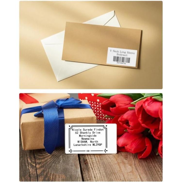 Phomemo 3 x 2 Inch Shipping Label Stickers for PM241-BT/PM246S/D520-BT Printer, White-1240Sheets, Y1-Yellow-500Sheets, Y2-Yellow-500Sheets, Z2-Brown-500Sheets (, PY1-Pink-500Sheets, PY2-Pink-500Sheets
