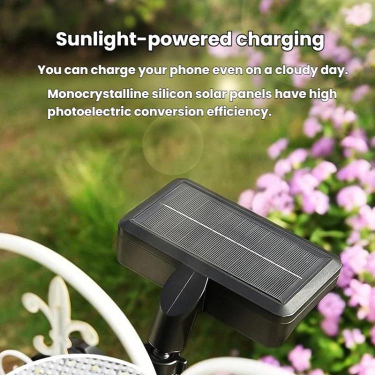 Solar Outdoor Courtyard String Lights With Motion Sensor Home Use Smart Magnetic Wall Lamp, White Light, Warm Light