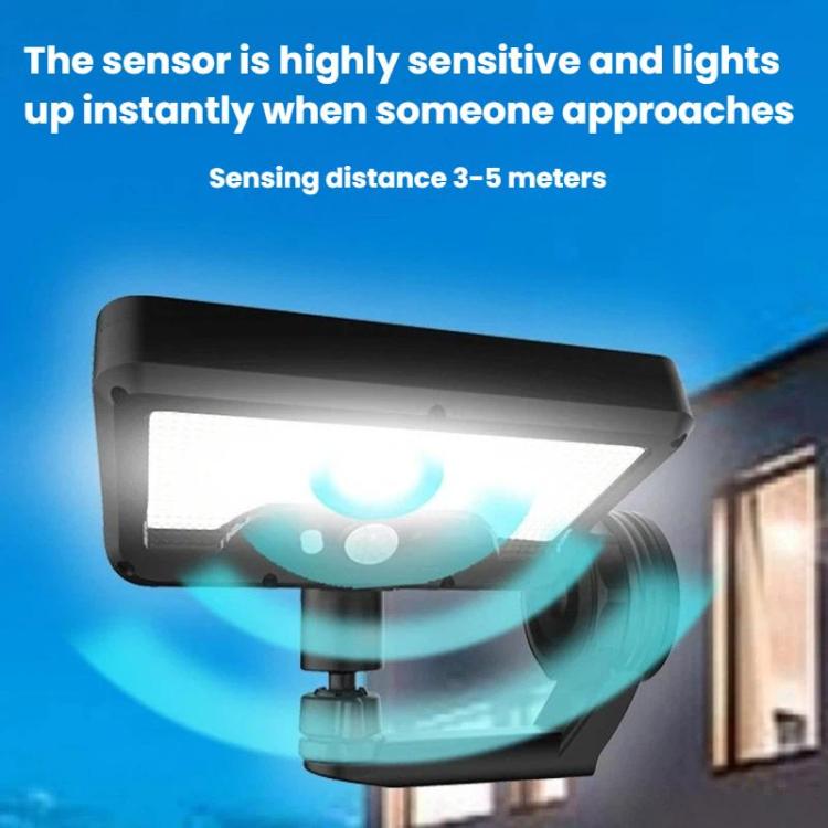 Solar Outdoor Courtyard String Lights With Motion Sensor Home Use Smart Magnetic Wall Lamp, White Light, Warm Light
