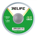 RELIFE RL-20C PCB Solder Cleaning Corrosion-Resistant Solder Removal Tape, 1.5mm x 1.5m, 2mm x 1.5m, 2.5mm x 1.5m, 3mm x 1.5m, 3.5mm x 1.5m