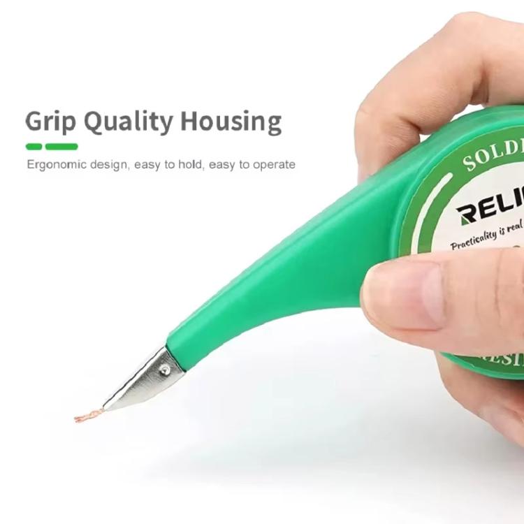 Powerful Solder Removal Tape Low Residue No-Clean Solder Removal Tape for Repair and Soldering, RELIFE 1.5mm x 2m, RELIFE 2mm x 2m, RELIFE 2.5mm x 2m, RELIFE 3mm x 2m, RELIFE 3.5mm x 2m