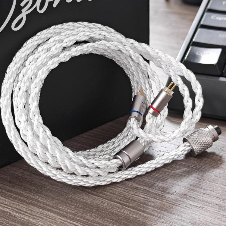 Upgraded Dual-Pin Headphone Cable With Single-Crystal Copper, Length: 1.2m, 3.5mm+4.4mm, 3.5mm+4.4mm+Type-C