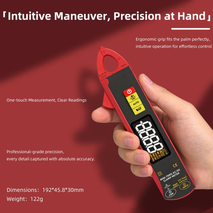 High Precision Smart Clamp Meter AC/DC 100A 6000-Count Multimeter, UX1