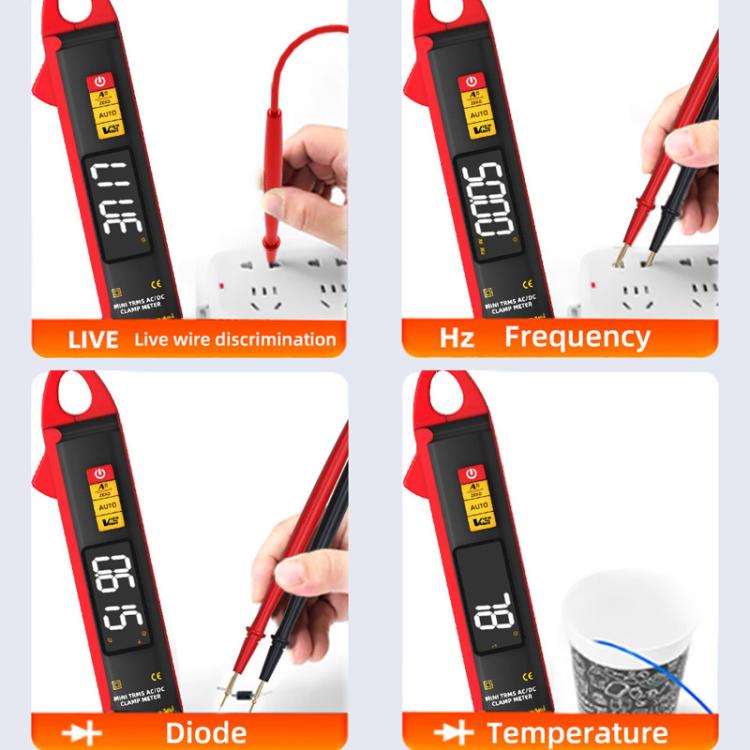 High Precision Smart Clamp Meter AC/DC 100A 6000-Count Multimeter, UX1