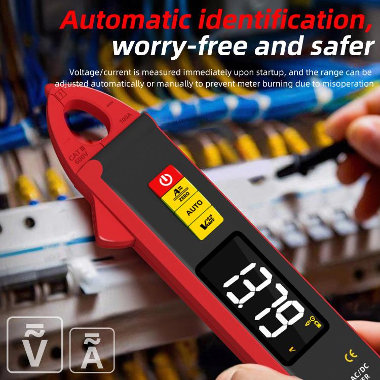 High Precision Smart Clamp Meter AC/DC 100A 6000-Count Multimeter, UX1