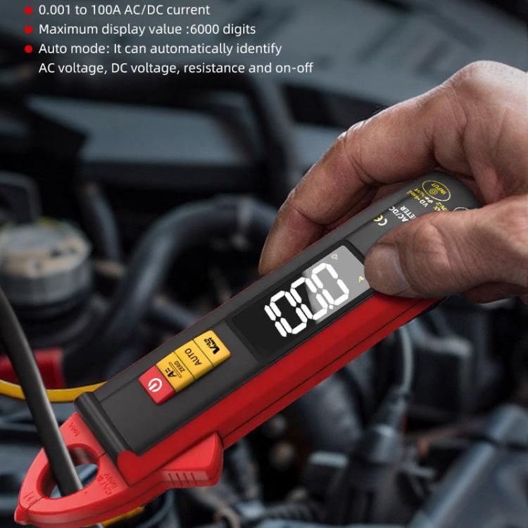 High Precision Smart Clamp Meter AC/DC 100A 6000-Count Multimeter, UX1