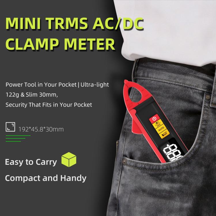High Precision Smart Clamp Meter AC/DC 100A 6000-Count Multimeter, UX1