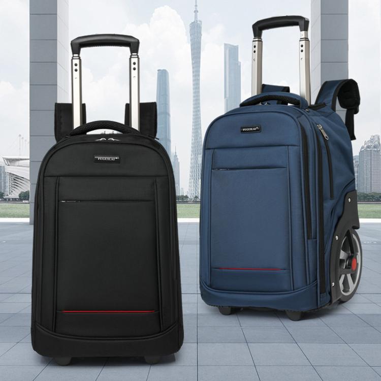 20 Inch Carry-On Trolley Backpack Large Capacity Waterproof Oxford Travel Duffle Bag With Wheels & TSA Lock