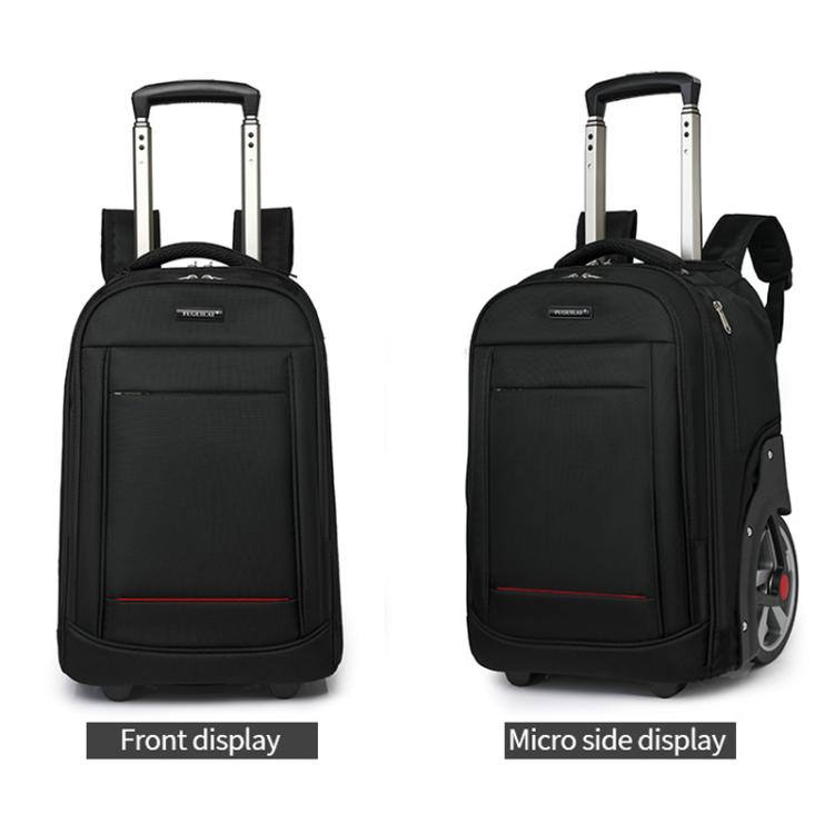 20 Inch Carry-On Trolley Backpack Large Capacity Waterproof Oxford Travel Duffle Bag With Wheels & TSA Lock