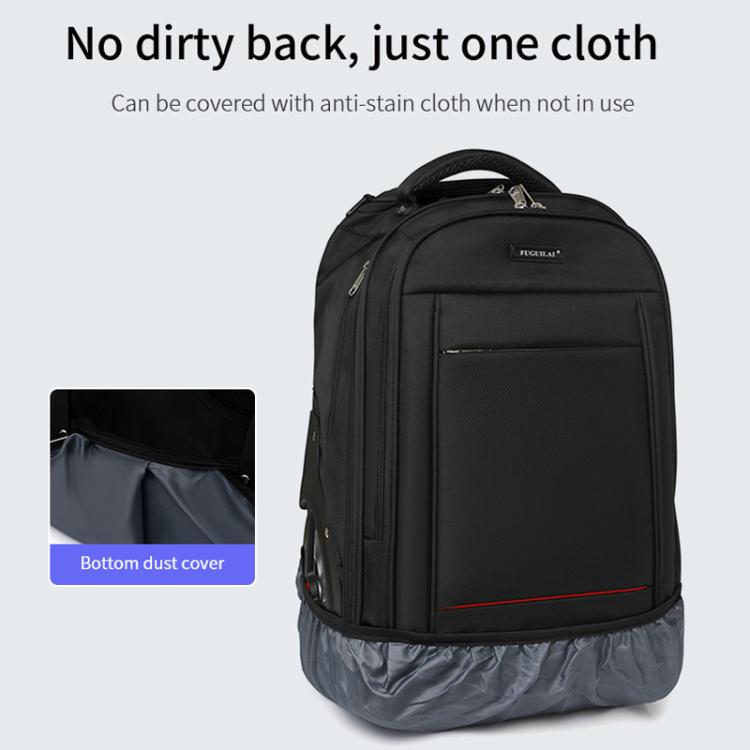 20 Inch Carry-On Trolley Backpack Large Capacity Waterproof Oxford Travel Duffle Bag With Wheels & TSA Lock