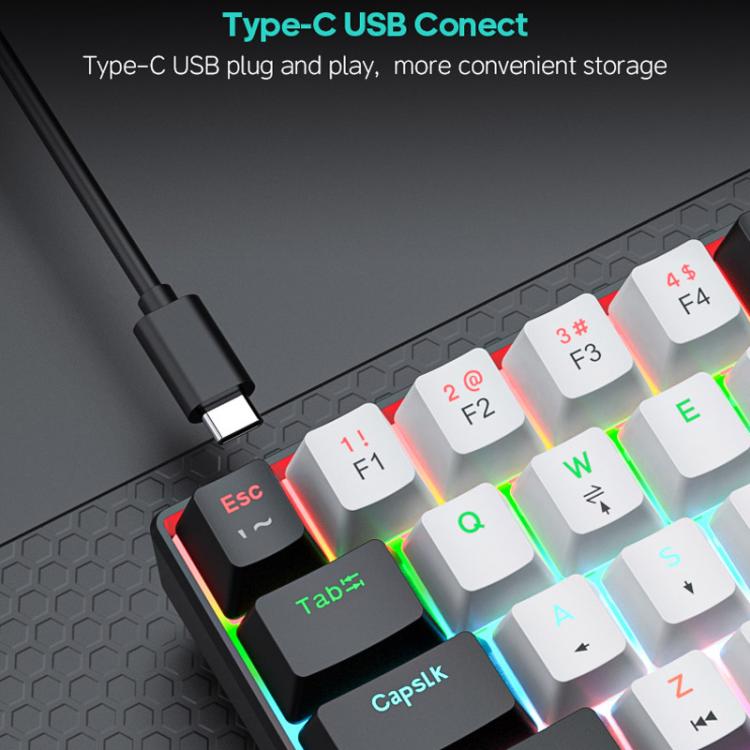 iMICE MK-X30 RGB Lighting Customizable 1.5m Wired Mechanical Gaming Keyboard Mouse Set
