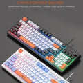 iMICE AK-300 99-key USB Backlit Multi-Color Keycap 1.5m Wired Gaming Keyboard With Dimmer Knob, AK-300