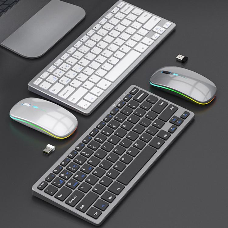 iMICE WK-102 Type-C Rechargeable Dual-Mode Wireless Keyboard and Mouse Set