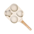 Household Non-Stick 4-Hole Frying Pan Egg & Burger Maker Pan
