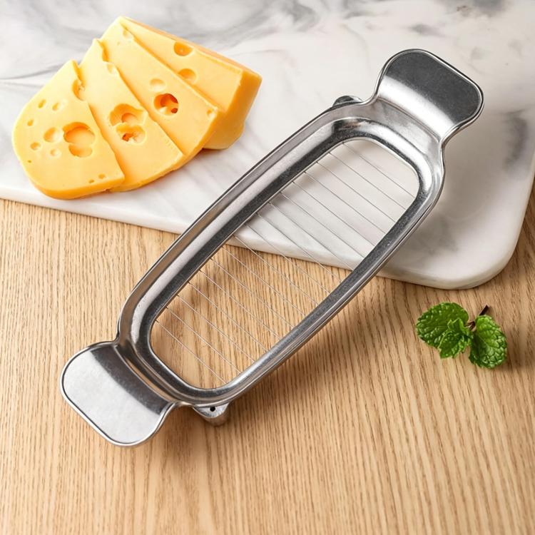 LsCook Die-Cast Aluminum Stainless Steel Cheese Slicer Butter Foie Gras Slicer, Non-stick, Polished, 430