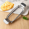 LsCook Die-Cast Aluminum Stainless Steel Cheese Slicer Butter Foie Gras Slicer, Non-stick, Polished, 430