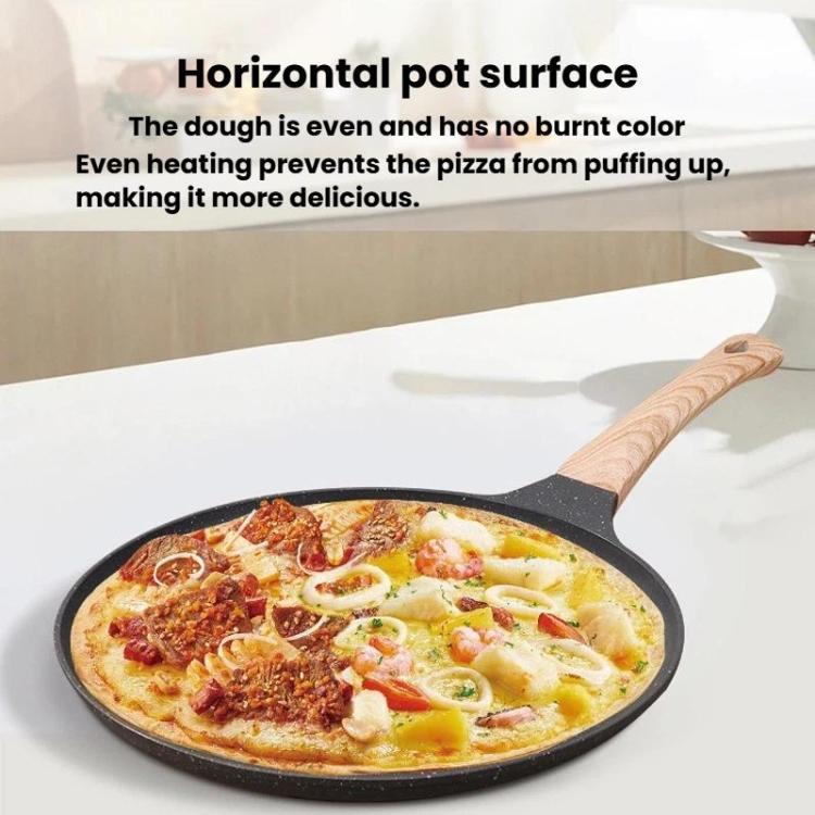 Household Multifunctional Non-Stick Frying Pan Non-Stick Pan For Eggs & Pizza, Small Black, Medium Black, Large Black, Small Beige, Medium Beige, Large Beige