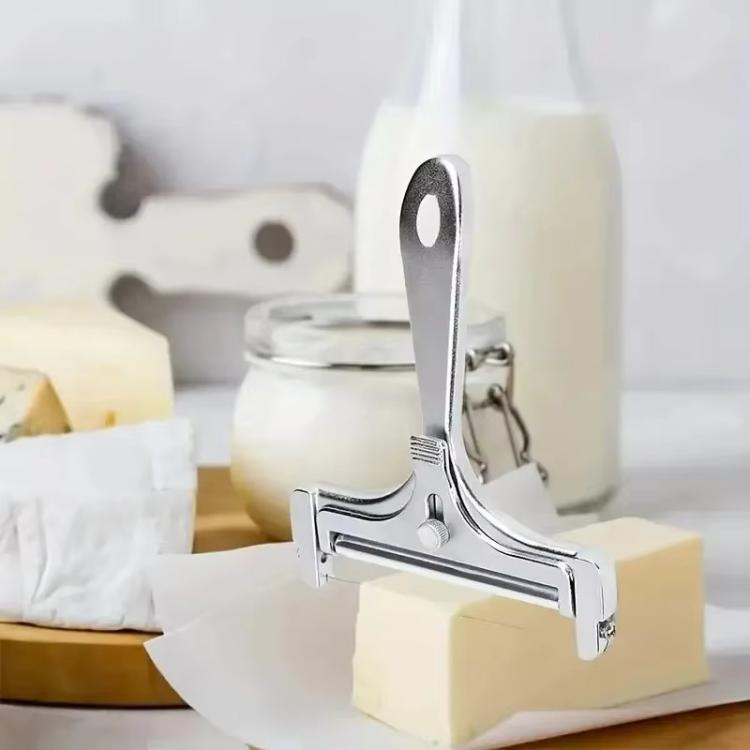 LsCook Adjustable Thickness Butter Cheese Slicer Cheese Scraper