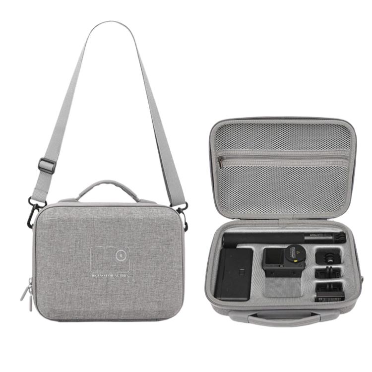 For DJI Osmo Action 6 BKANO Carrying Case Portable Shoulder Bag for Extension Rod, Battery Case, Cage and Accessories