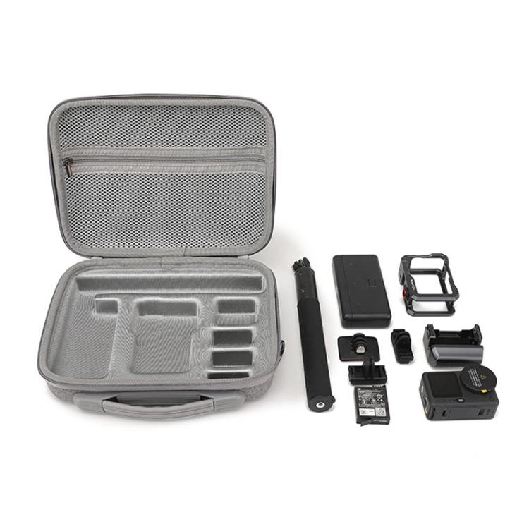 For DJI Osmo Action 6 BKANO Carrying Case Portable Shoulder Bag for Extension Rod, Battery Case, Cage and Accessories