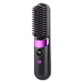 Portable Wireless Digital Display Hair Straightening Brush Negative Ion Hair Care Cordless Styling Comb