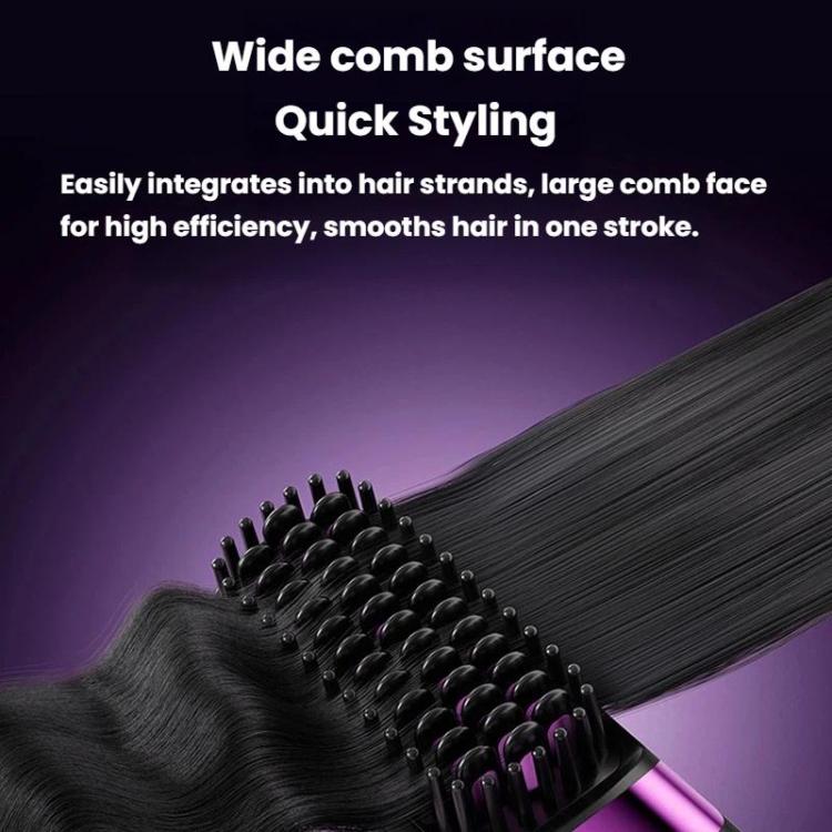 Portable Wireless Digital Display Hair Straightening Brush Negative Ion Hair Care Cordless Styling Comb