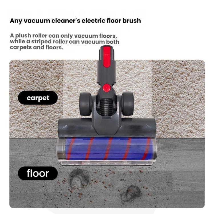 Electric Motorized Floor Brush Head For Dyson V7 V8 V10 V11 V15 Vacuum Cleaner, X0012 Soft Fluffy, X0012 Bristle, X0013 Soft Fluffy, X0013 Bristle, X0013 Combo, X0012 Combo
