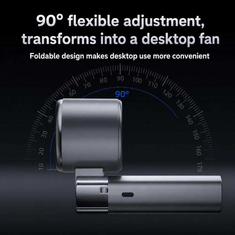 Y38 100-Speed Stepless Speed Regulation Handheld Ice Cooling Fan Portable Rechargeable Quiet Fan