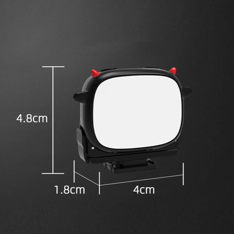 BRDRC Handheld Selfie Monster Fill Light Accessory, For DJI Osmo Action 3 / 4 / 5 Pro, For DJI Osmo Action 6 / Nano