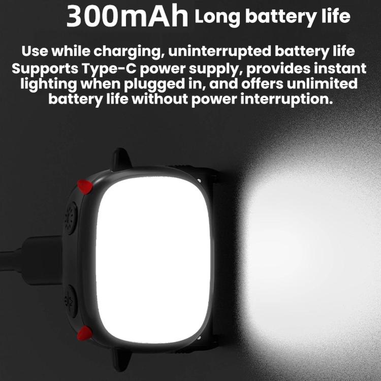BRDRC Handheld Selfie Monster Fill Light Accessory, For DJI Osmo Action 3 / 4 / 5 Pro, For DJI Osmo Action 6 / Nano