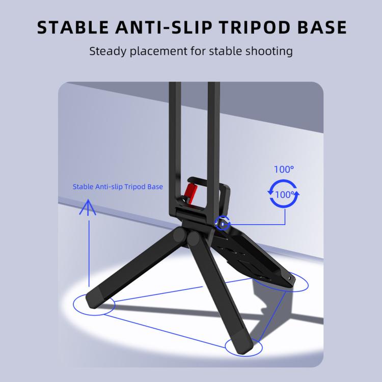 For Insta360 Ace / Ace Pro 2 / X5 Flymile Carabiner-Mounted Magnetic Quick-Release Tripod