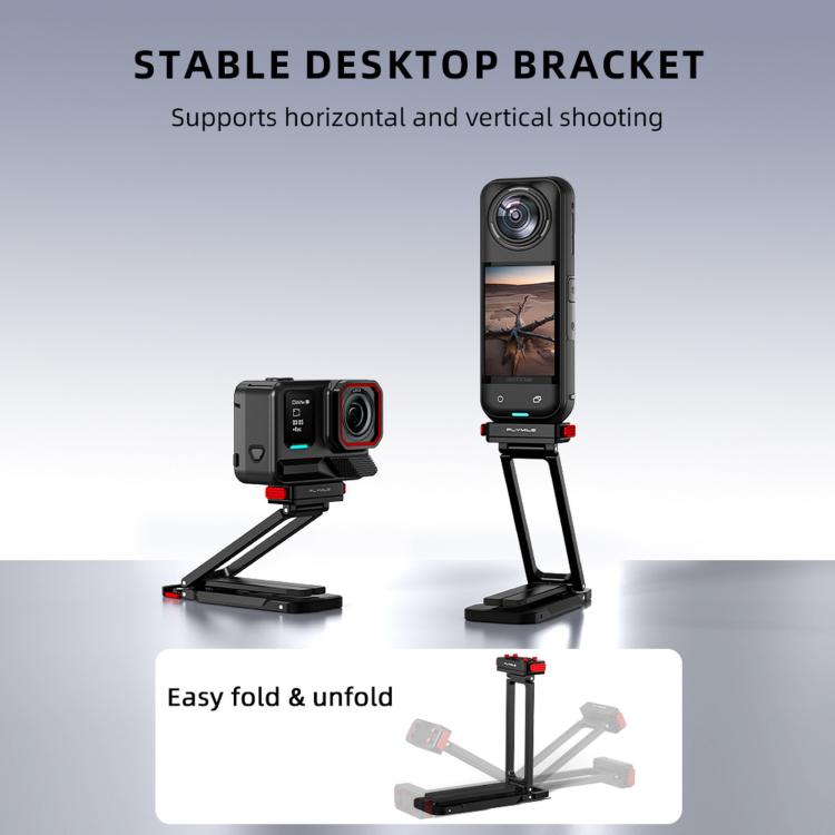 For Insta360 Ace / Ace Pro 2 / X5 Flymile Carabiner-Mounted Magnetic Quick-Release Tripod