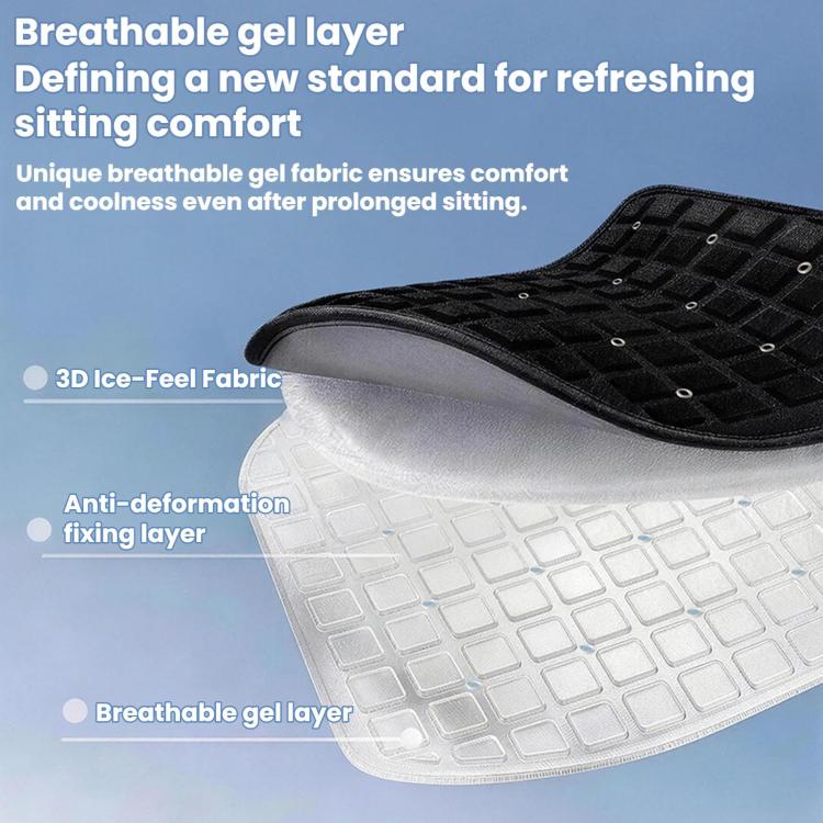 Car Gel Ventilation And Breathability Height-Boosting Summer Cooling Pad