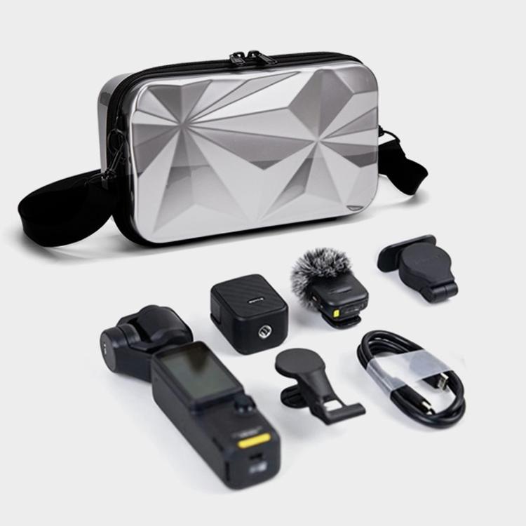 For DJI Osmo Pocket 4P Carrying Case Hard Shell Waterproof Storage Bag With Strap