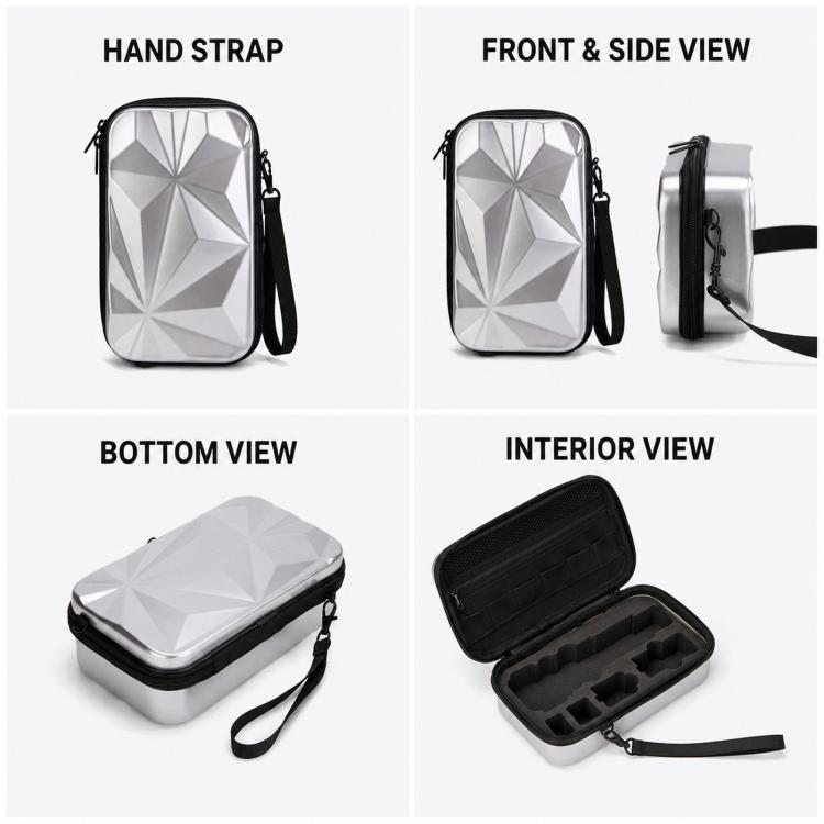 For DJI Osmo Pocket 4P Carrying Case Hard Shell Waterproof Storage Bag With Strap