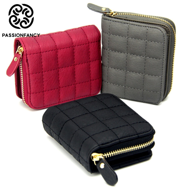 Women  Short Zipper Cute Coin Purse Mini Wallet(Beige)