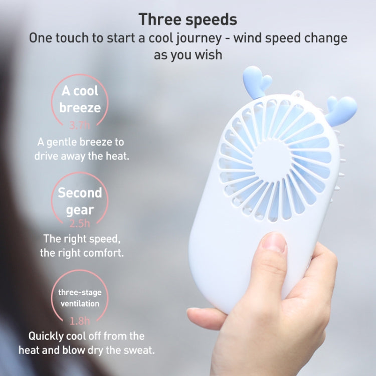 Portable Cute Pocket Mini USB Handheld Fan Phone Holder (Pink)