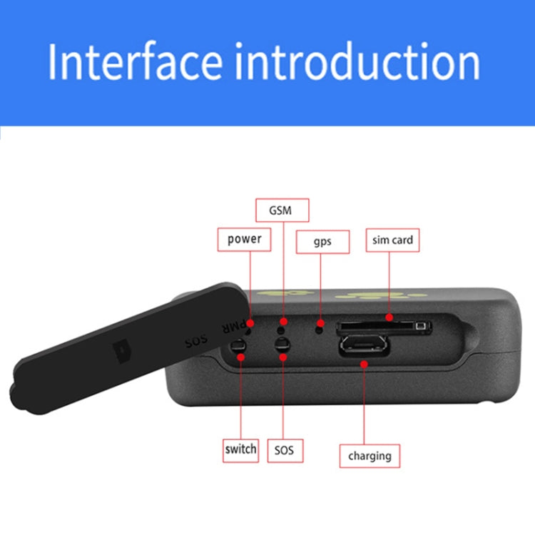 TK203 4G GPS / GPRS / GSM Personal / Goods /  Pet / Bag Locator Pet Collar Real-time Tracking Device