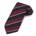 1st The Queen's Dragoon Guards Three-Fold Silk Reppe Tie