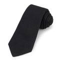 Grenadine Silk Tie In Black
