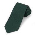 Grenadine Silk Tie In Forest Green
