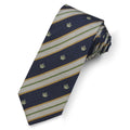 Crown In Green Silk Reppe Tie