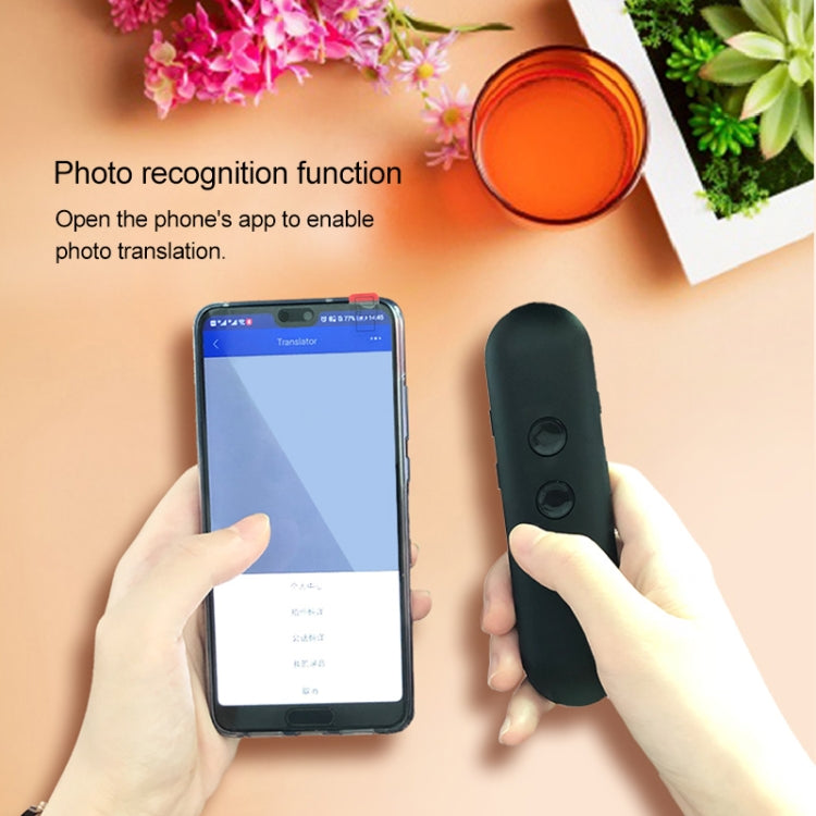 T4 Portable AI Smart Voice Translator Business Travel Real Time Translation Machine Support 42 Languages (Black)