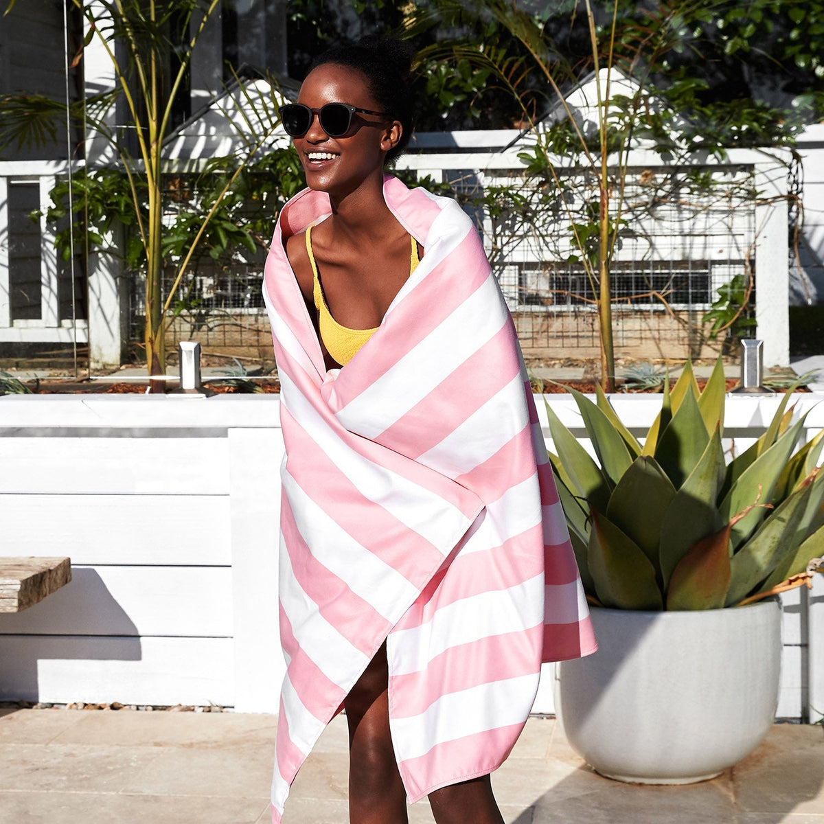 XL Malibu Pink Beach Towel