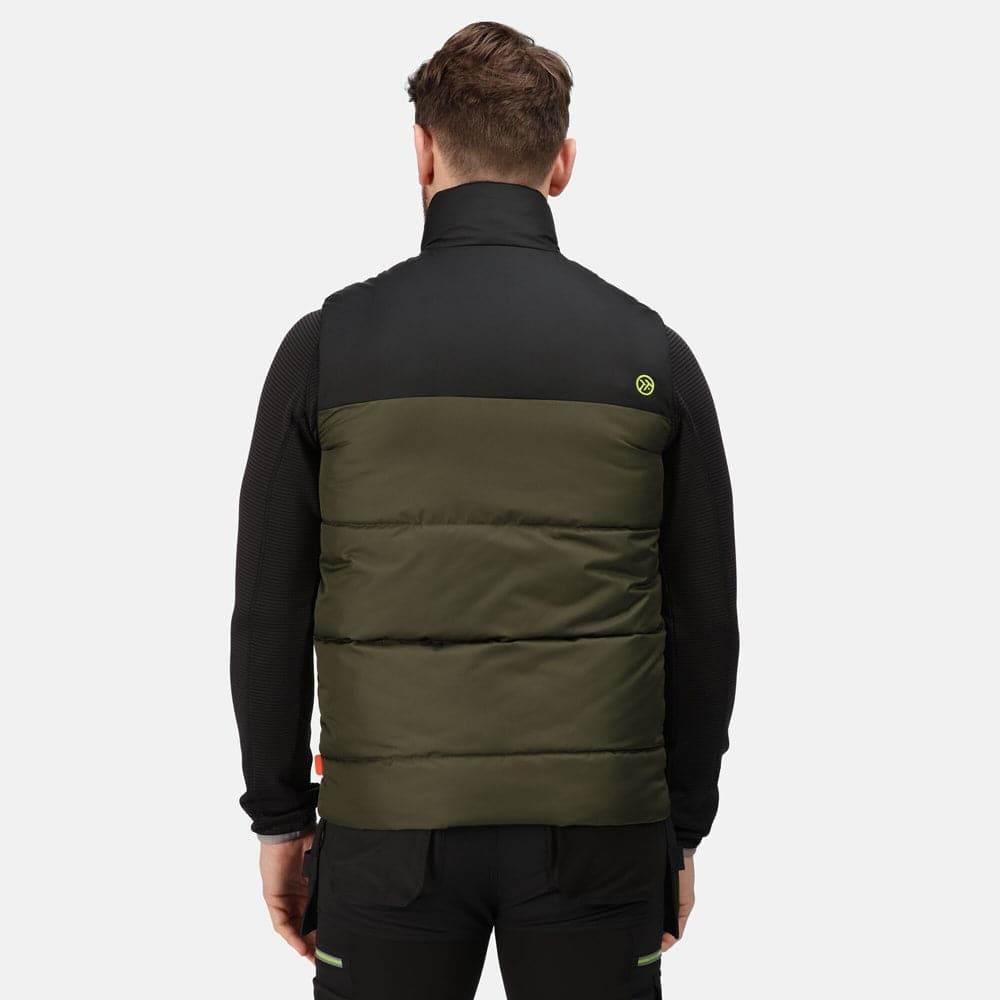 Regatta TRA870 Regime Insulated Bodywarmer Gilet Iron/Black Small