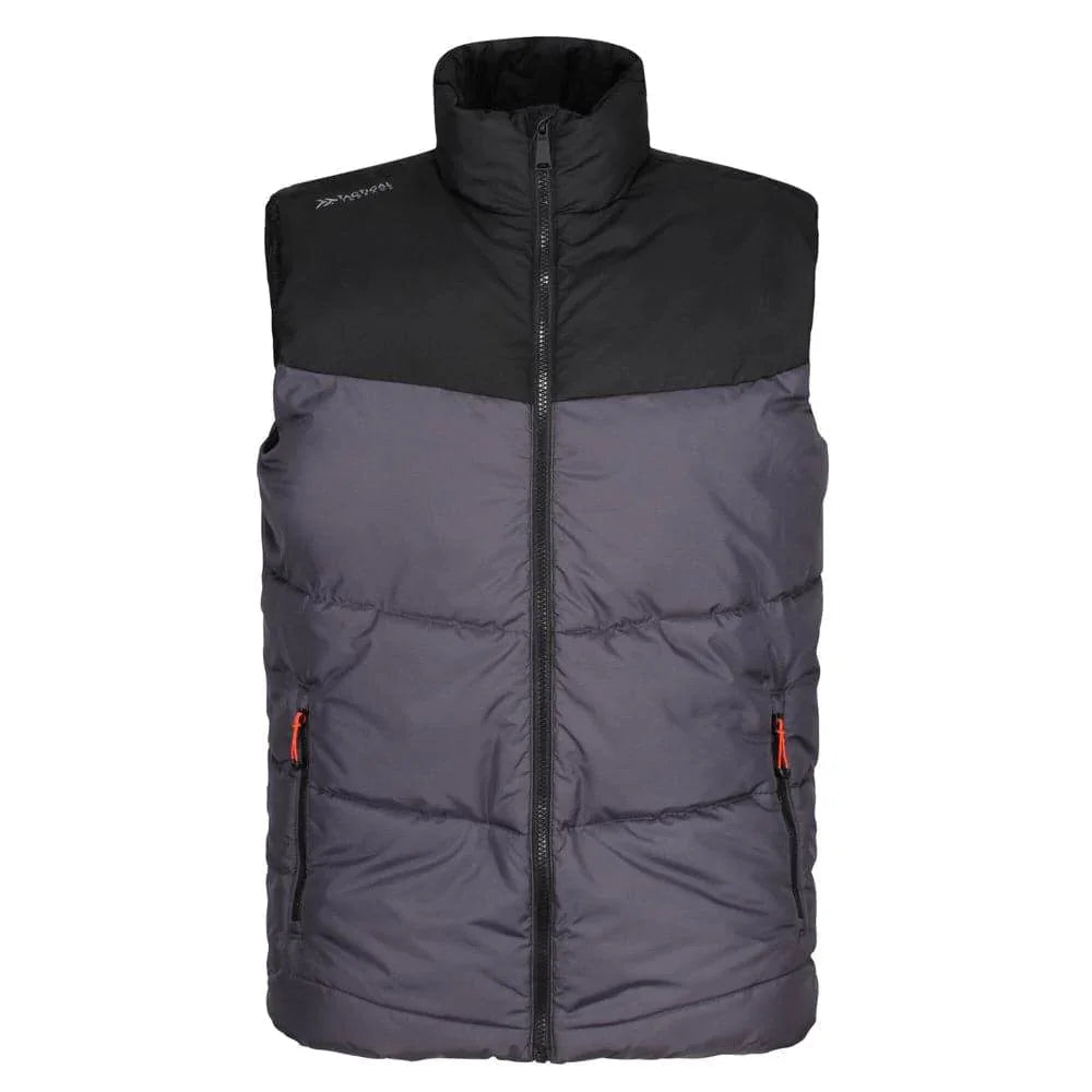 Regatta TRA870 Regime Insulated Bodywarmer Gilet Iron/Black Small